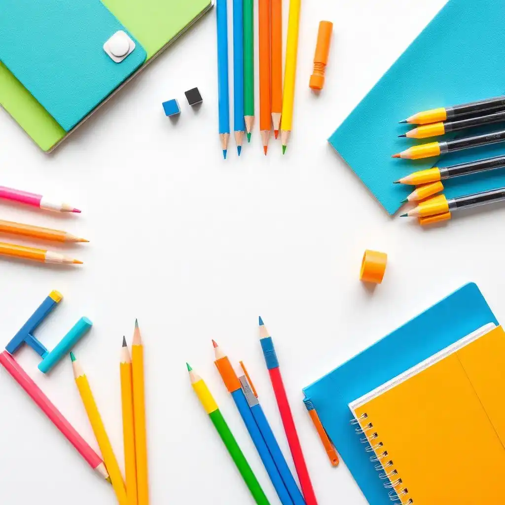 Lápices y cuadernos